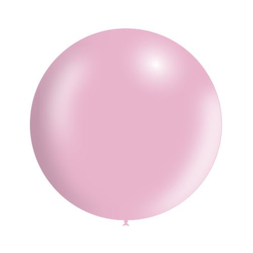 Lichtroze Reuze Ballon Metallic 60cm - Partywinkel - 8436540881007