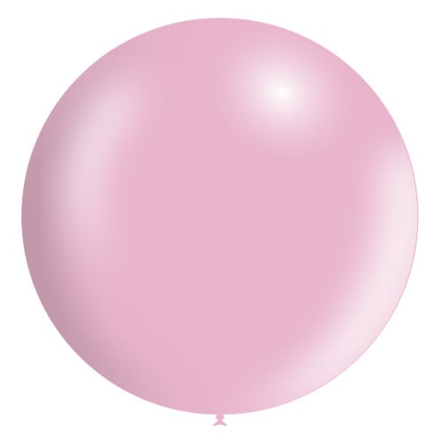Lichtroze Reuze Ballon XL Metallic 91cm - Partywinkel - 8436440881565