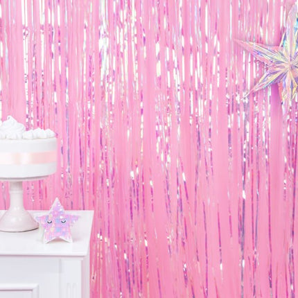 Lichtroze Satijn Lint 25mm 25m van Partydeco koop je bij Partywinkel