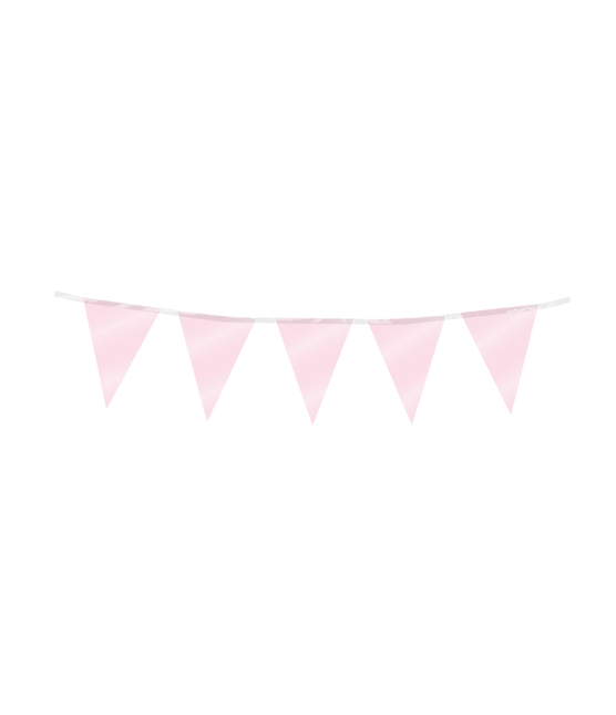 Lichtroze Slinger Mini Folie 3m - Partywinkel - 8716764246579