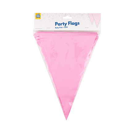 Lichtroze Slinger Plastic 10m - Partywinkel - 8716764235986