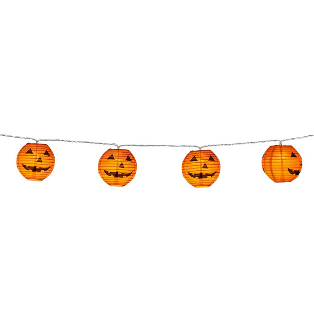 Lichtslinger LED Halloween Pompoenen 1,85m van Boland koop je bij Partywinkel