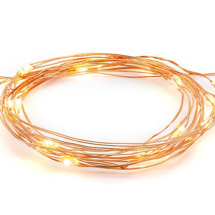 Lichtslinger LED Koper 1,9m van Partydeco koop je bij Partywinkel