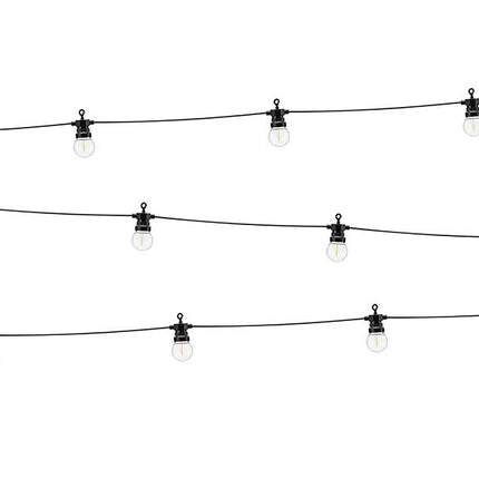 Lichtslinger LED Lampjes Zwart 5m van Partydeco koop je bij Partywinkel