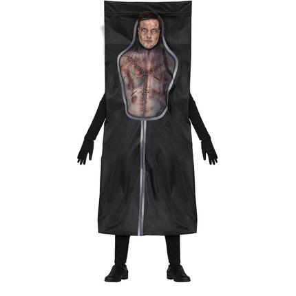 lijken zak Halloween Kostuum zwarte L van Fiestas Guirca koop je bij Partywinkel