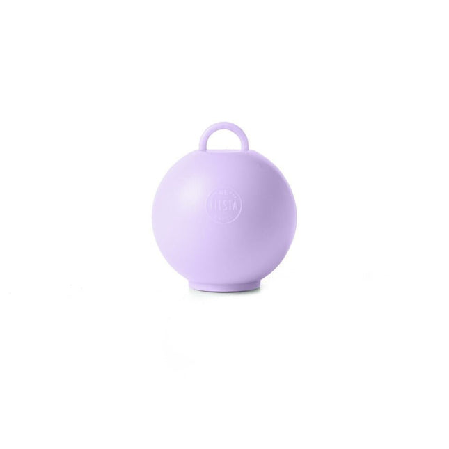 Lila Ballon Gewicht Kettlebell 75g van WeFiesta koop je bij Partywinkel