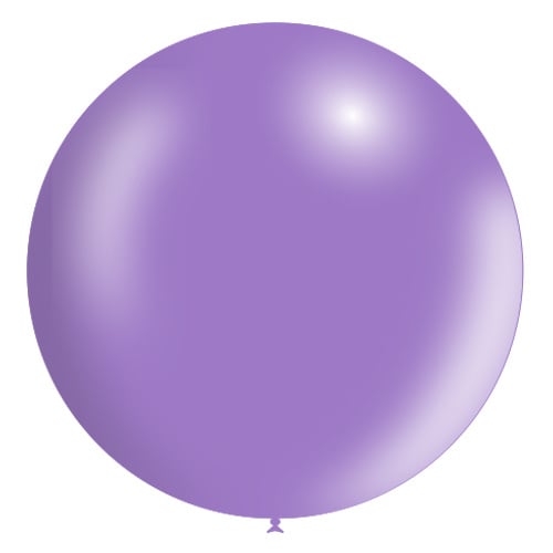 Lila Reuze Ballon XL Metallic 91cm - Partywinkel - 8436440881572