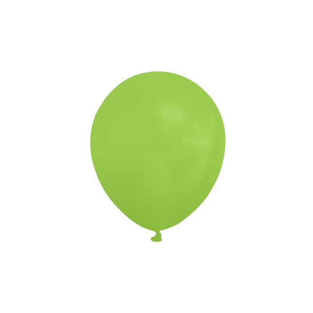 Lime Groene Ballonnen 13cm 100st van WeFiesta koop je bij Partywinkel