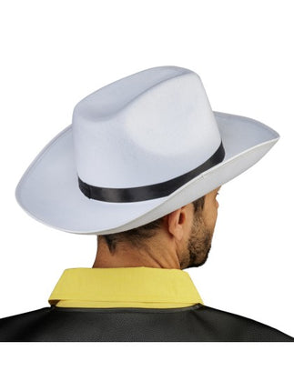 Cappello da cowboy Lucky Luke bianco, taglia unica