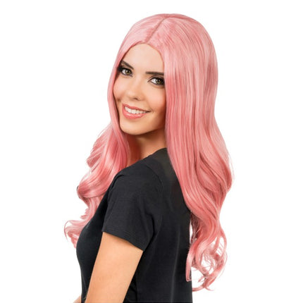 Parrucca Luna rosa chiaro 66 cm