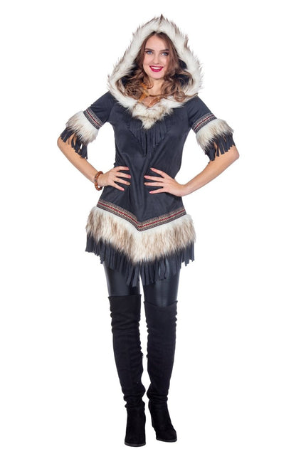 Luxe eskimo jurk - Partywinkel - 8720059065400