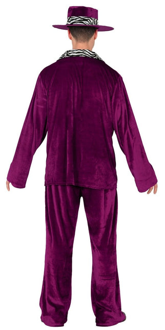 Maffia Kostuum Paars Heren van Fiestas Guirca koop je bij Partywinkel