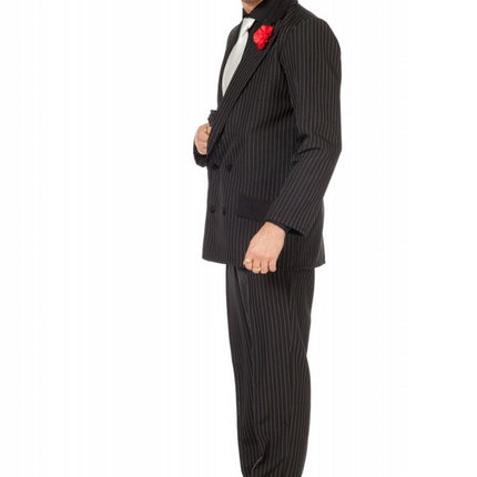 Maffia Kostuum Zwart Wit van Wilbers & Wilbers koop je bij Partywinkel