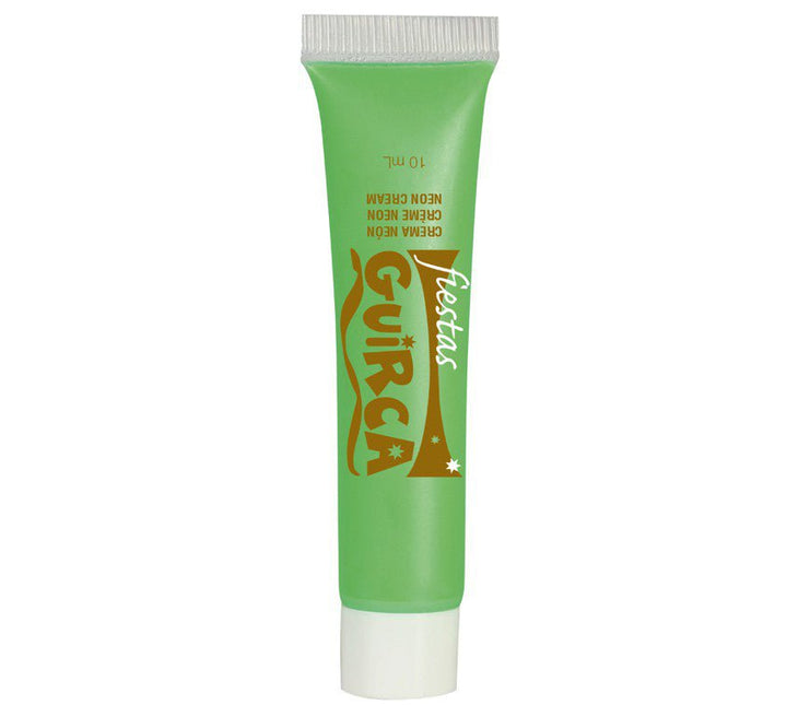 Make - Up Tube Neon Groen 10ml van Fiestas Guirca koop je bij Partywinkel