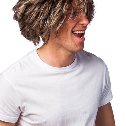 Mannenpruik warrige haardos van Orlob koop je bij Partywinkel