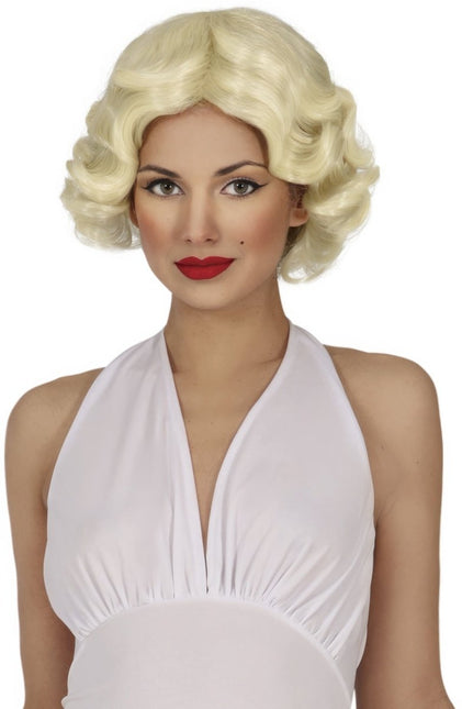 Marilyn Monroe Pruik Blond van Fiestas Guirca koop je bij Partywinkel