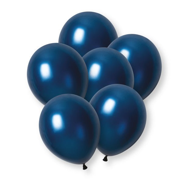 Marineblauwe Parelballonnen 30cm 50st van Unique koop je bij Partywinkel