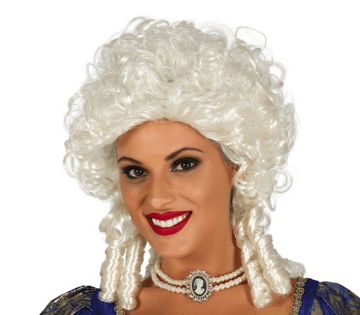 Markiezin Pruik Wit van Fiestas Guirca koop je bij Partywinkel