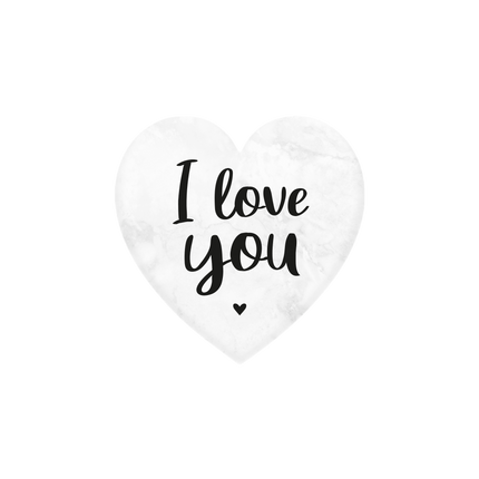 Cuore di marmo I Love You 5cm