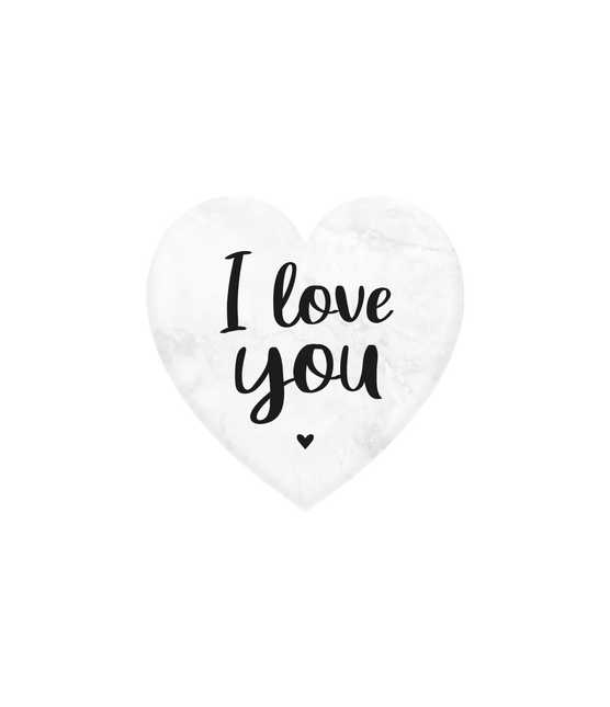 Cuore di marmo I Love You 5cm