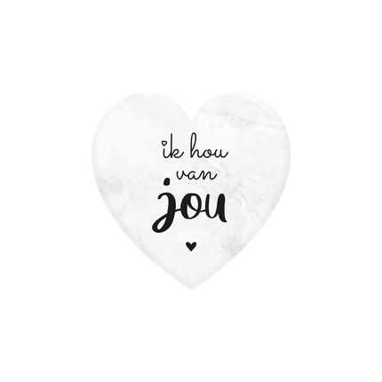 Cuore di marmo I Love You 5cm