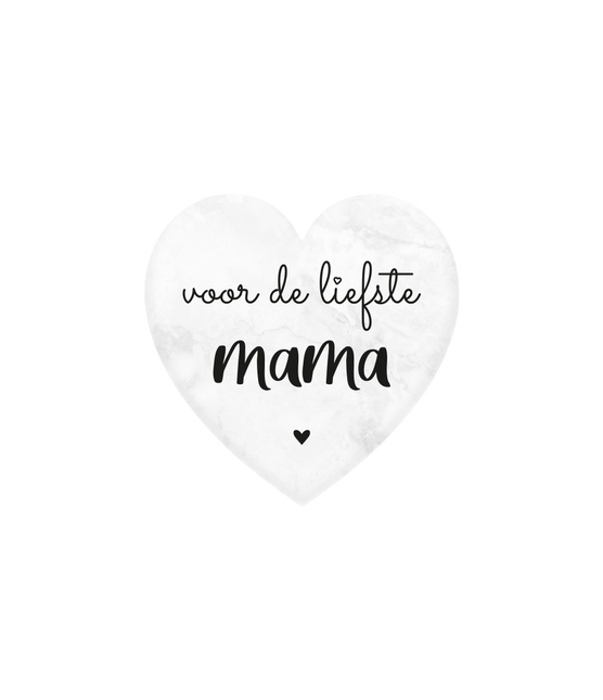 Cuore di marmo Dearest Mum 5cm