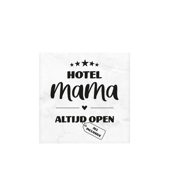 Sottobicchieri in marmo Hotel Mama 10 cm
