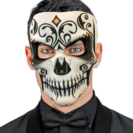 Masker Dia de Los Muertos van Widmann koop je bij Partywinkel
