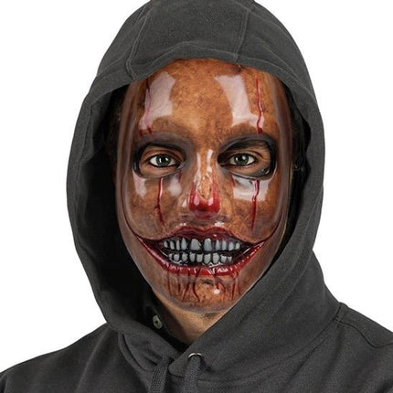 MASKER PSYCHO CLOWN - PLASTIC van Widmann koop je bij Partywinkel