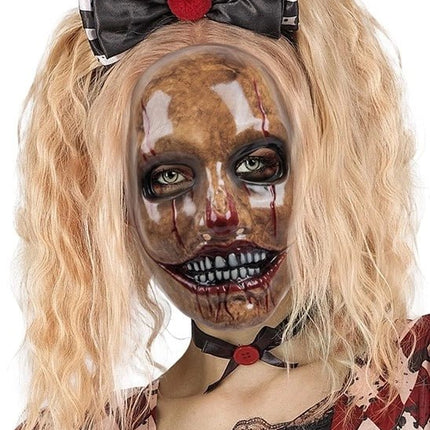 MASKER PSYCHO CLOWN - PLASTIC van Widmann koop je bij Partywinkel
