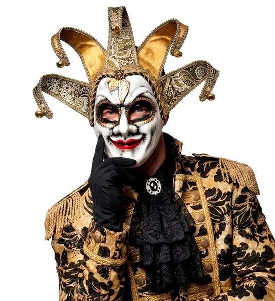 MASKER VENETIAANSE JOKER van Widmann koop je bij Partywinkel