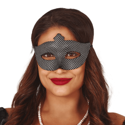 Masker Zwart Zilver van Fiestas Guirca koop je bij Partywinkel