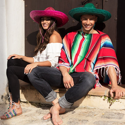 Mexico Poncho 1,2m van Boland koop je bij Partywinkel