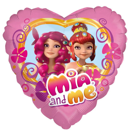 Mia And Me Palloncino ad elio a forma di cuore vuoto 45 cm