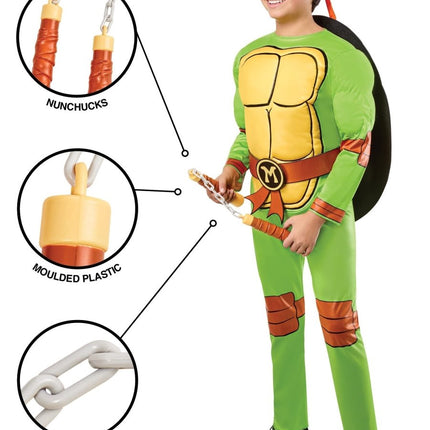 Michelangelo Nunchucks van Rubies koop je bij Partywinkel