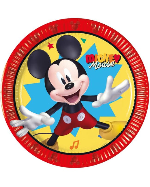 Mickey Jump Into Fun Fsc Papieren Borden Next Generation Medium 20Cm 8St van Procos koop je bij Partywinkel