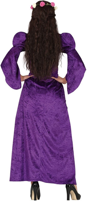 Middeleeuwen Jurk Paars Dames - Partywinkel - 8434077861035