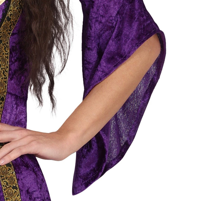 Middeleeuwen Jurk Paars Dames - Partywinkel - 8434077861035