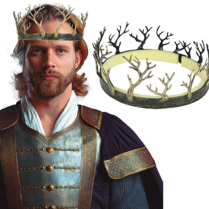 Middeleeuwen Kroon Bruin van Fiestas Guirca koop je bij Partywinkel