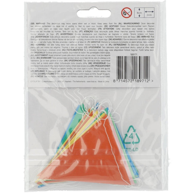 Mini Vlaggenlijn Retro 2,6m van Folat koop je bij Partywinkel