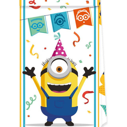 Minions Uitdeelzakjes 4st van Procos koop je bij Partywinkel