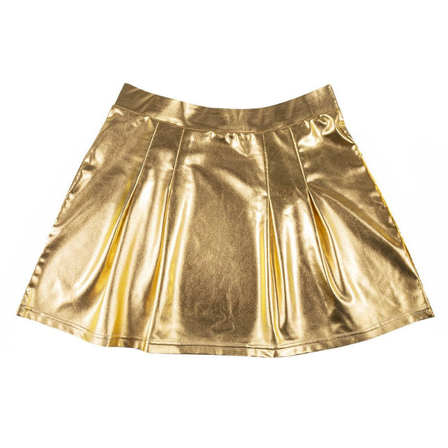 Minirokje Metallic Goud M - L van Boland koop je bij Partywinkel