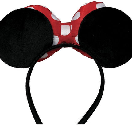 Minnie Mouse Haarband Wit Rood - Partywinkel - 8434077230107