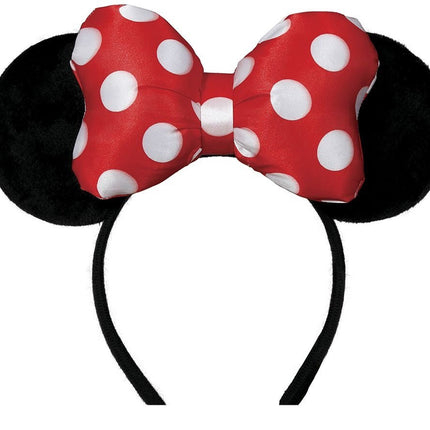 Minnie Mouse Haarband Wit Rood - Partywinkel - 8434077230107
