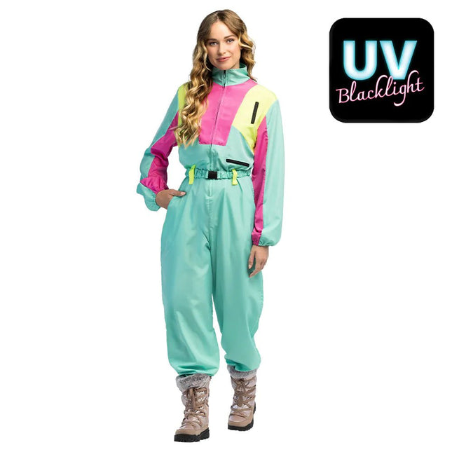 Mintgroen Skipak Dames Uv Blacklight van Boland koop je bij Partywinkel