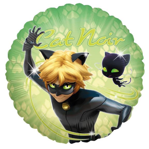 Miraculous Helium Ballon Cat Noir Leeg 45cm van VDV Benefit koop je bij Partywinkel