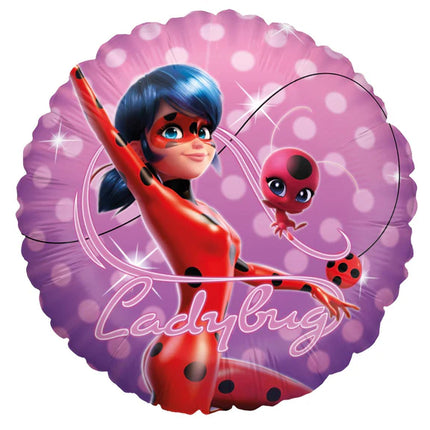 Palloncino a elio Miraculous Ladybug vuoto, 45 cm