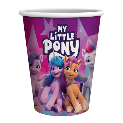 Bicchieri My Little Pony viola da 250 ml, 8 pezzi