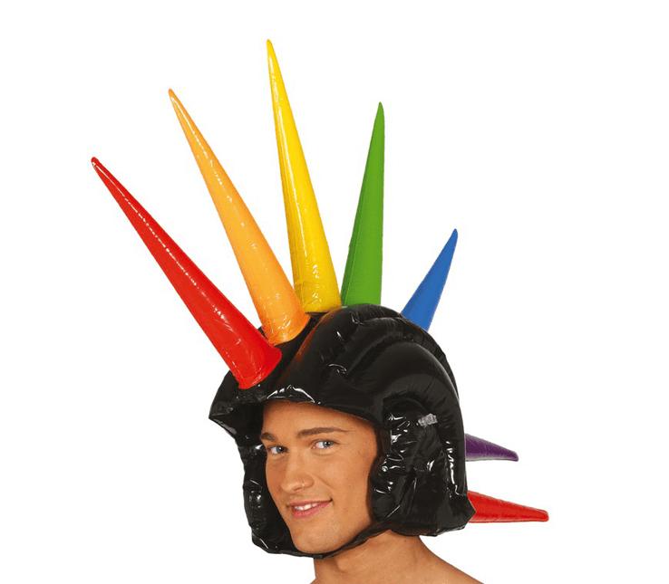 Mohawk Gekleurd Opblaasbaar van Fiestas Guirca koop je bij Partywinkel