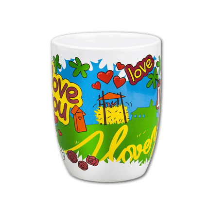 Mok I Love You 12cm van Paper Dreams koop je bij Partywinkel